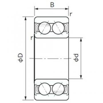 NACHI 5202A-2NS angular contact ball bearings