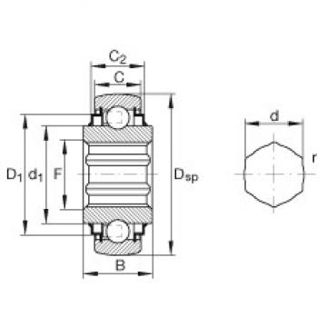 INA SK014-205-KRR-B deep groove ball bearings
