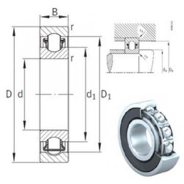 INA BXRE208-2HRS needle roller bearings