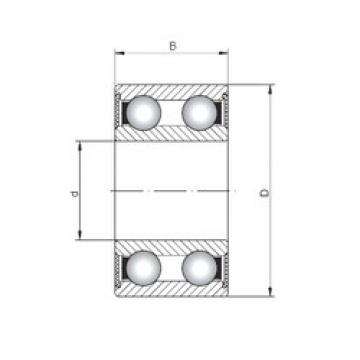 ISO 4205-2RS deep groove ball bearings
