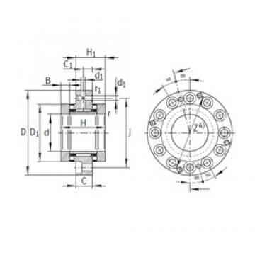 INA ZARF75185-TV complex bearings