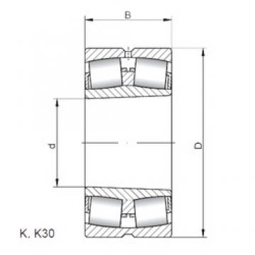 ISO 22226 KW33 spherical roller bearings