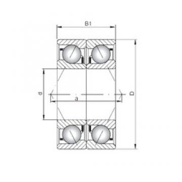 ISO 7240 ADB angular contact ball bearings