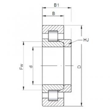 ISO NH1088 cylindrical roller bearings